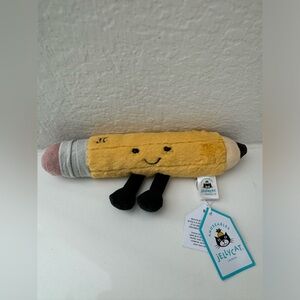 Authentic NWT Jellycat Amuseables PENCIL Stationery LAST ONE Rare Sold Out